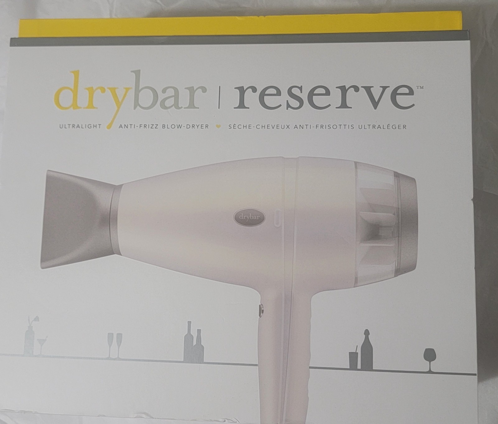 Drybar Reserve 1875W Ultralight Anti-Frizz Blow Dryer $285 - Sleek White New Drybar Reserve 1875W Ultralight Anti-Frizz Blow Dryer $285 - Sleek White New