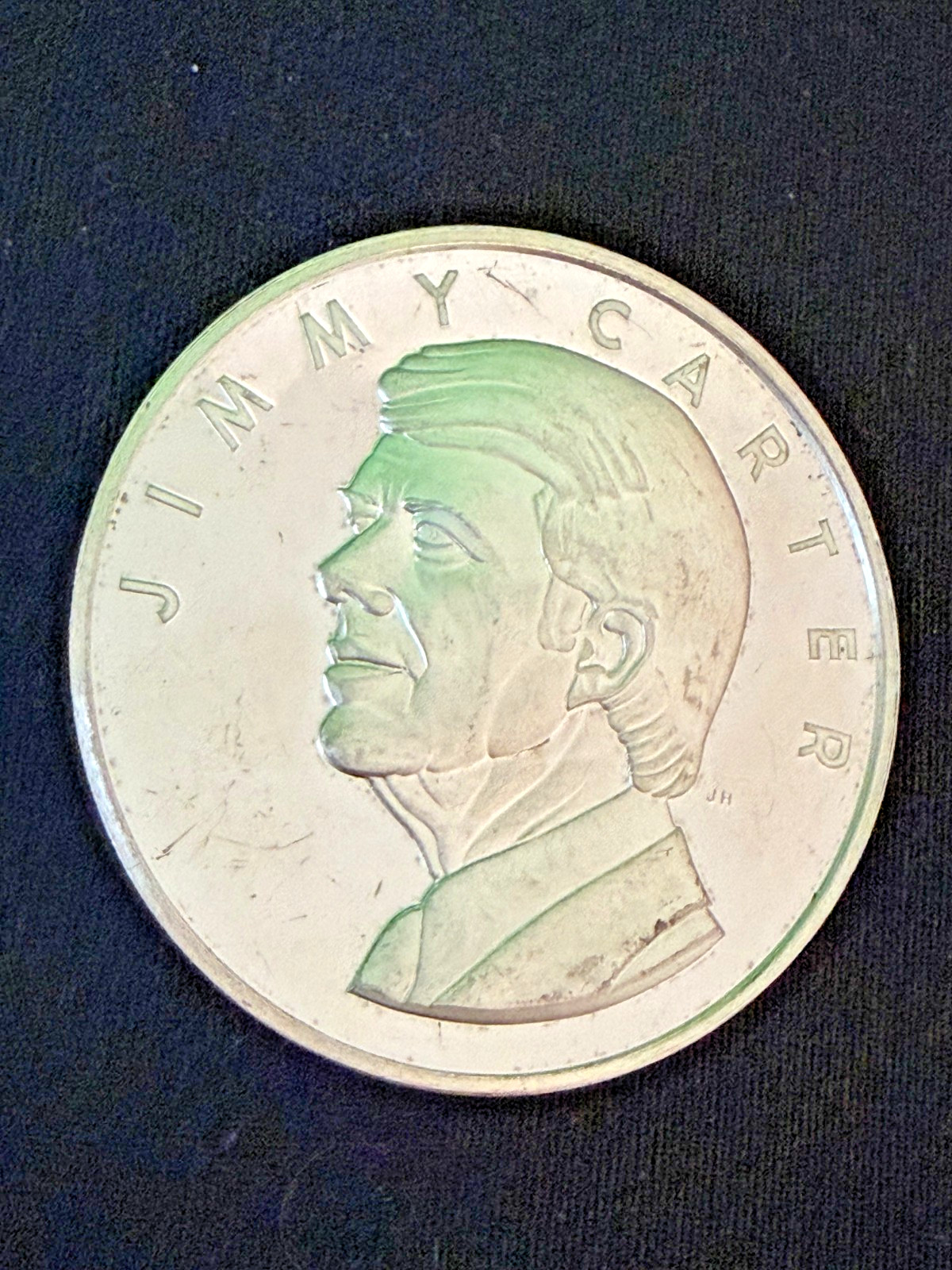 RARE 1977 Silver Jimmy Carter Reverse Proof 6.4 oz .999 Bullion Inaugural Coin RARE 1977 Silver Jimmy Carter Reverse Proof 6.4 oz .999 Bullion Inaugural Coin