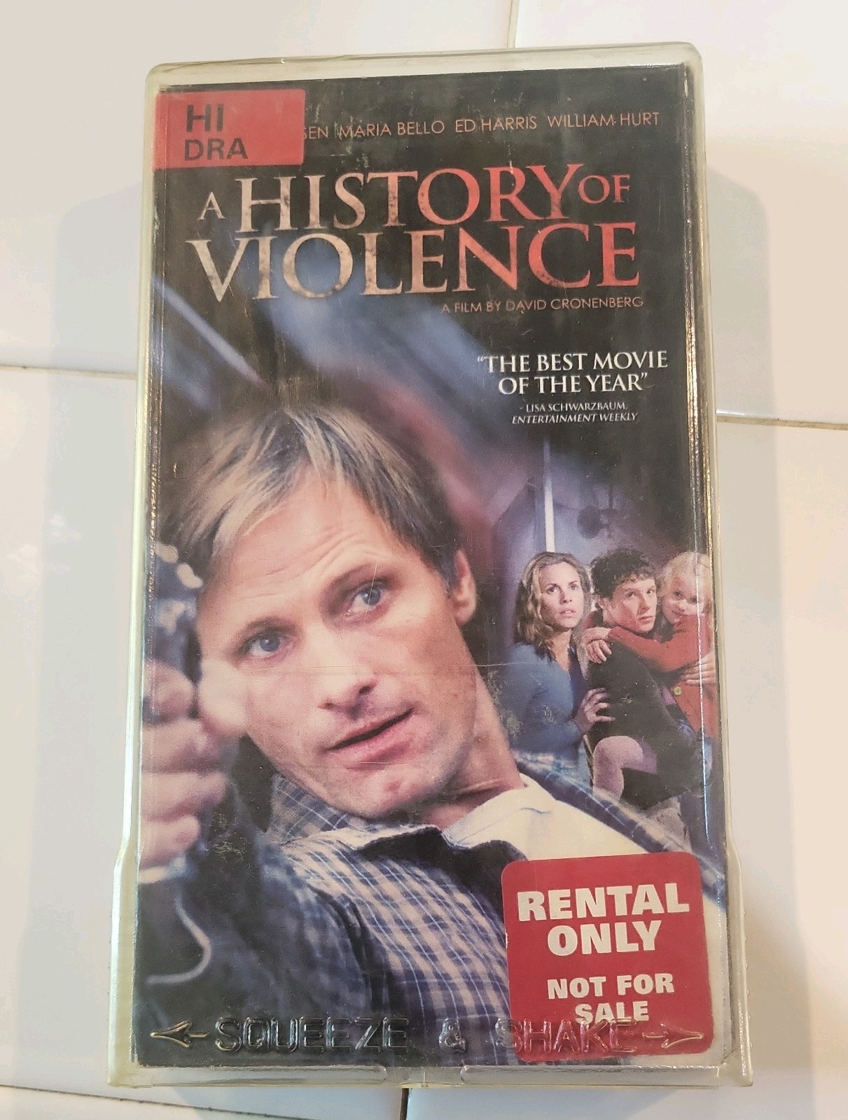 A History Of Violence VHS 2005 Rare Hollywood Video  Original Squeeze and Shake