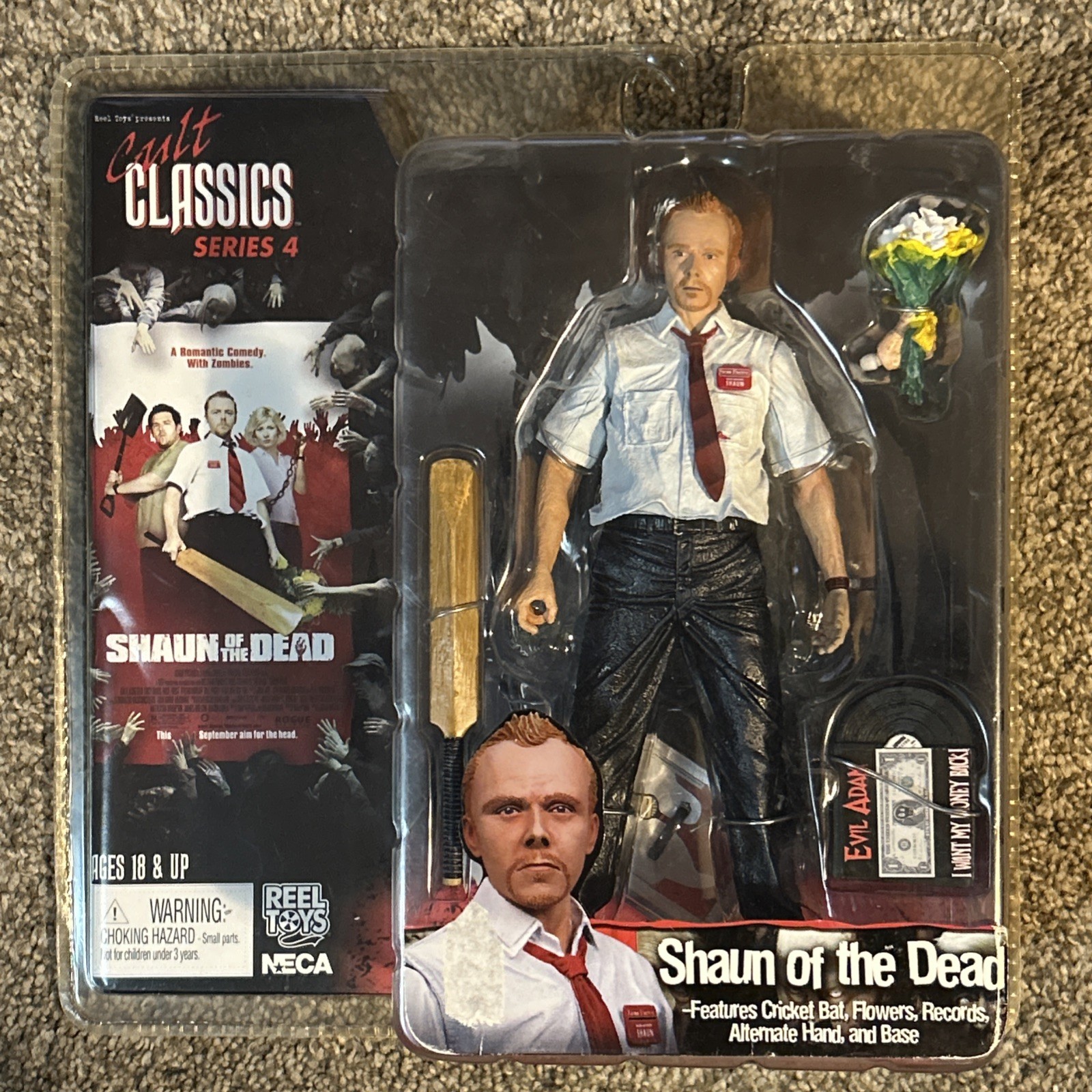 2006 NECA Shaun of the Dead Action Figure Cult Classics Series 4 New Box Sealed