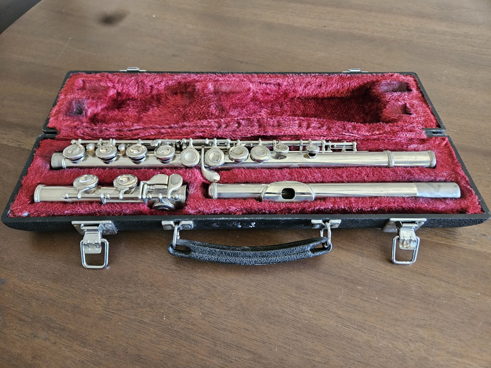 Yamaha 225N Nickel-Plated Flute W/ Case *For Parts Or Repair Yamaha 225N Nickel-Plated Flute W/ Case *For Parts Or Repair