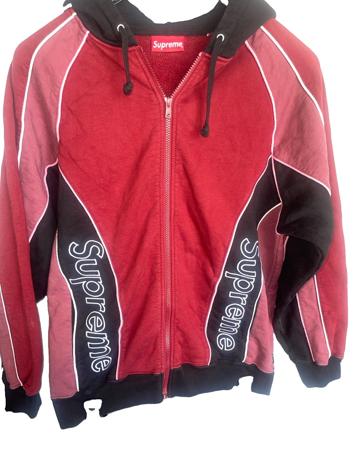 Vintage SUPREME Hooded Track Suit men Size L (Jacket And Pants) Vintage SUPREME Hooded Track Suit men Size L (Jacket And Pants)