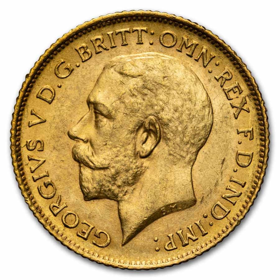 1912-S Australia Gold 1/2 Sovereign BU 1912-S Australia Gold 1/2 Sovereign BU