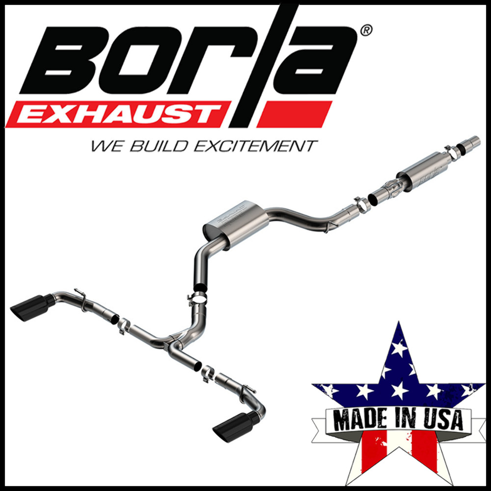 Borla S-Type Cat-Back Exhaust System fits 2022-2025 Volkswagen GTI MK8 2.0L
