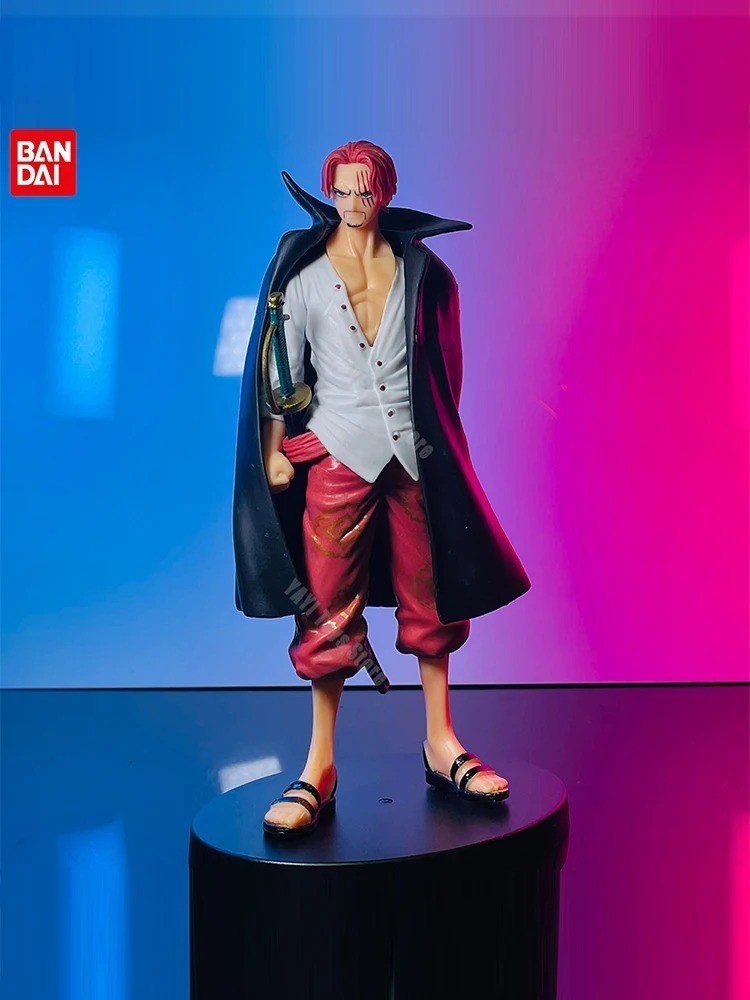 New 18cm One Piece Figure Red Hair Shanks Action Figures Toy Gift New 18cm One Piece Figure Red Hair Shanks Action Figures Toy Gift