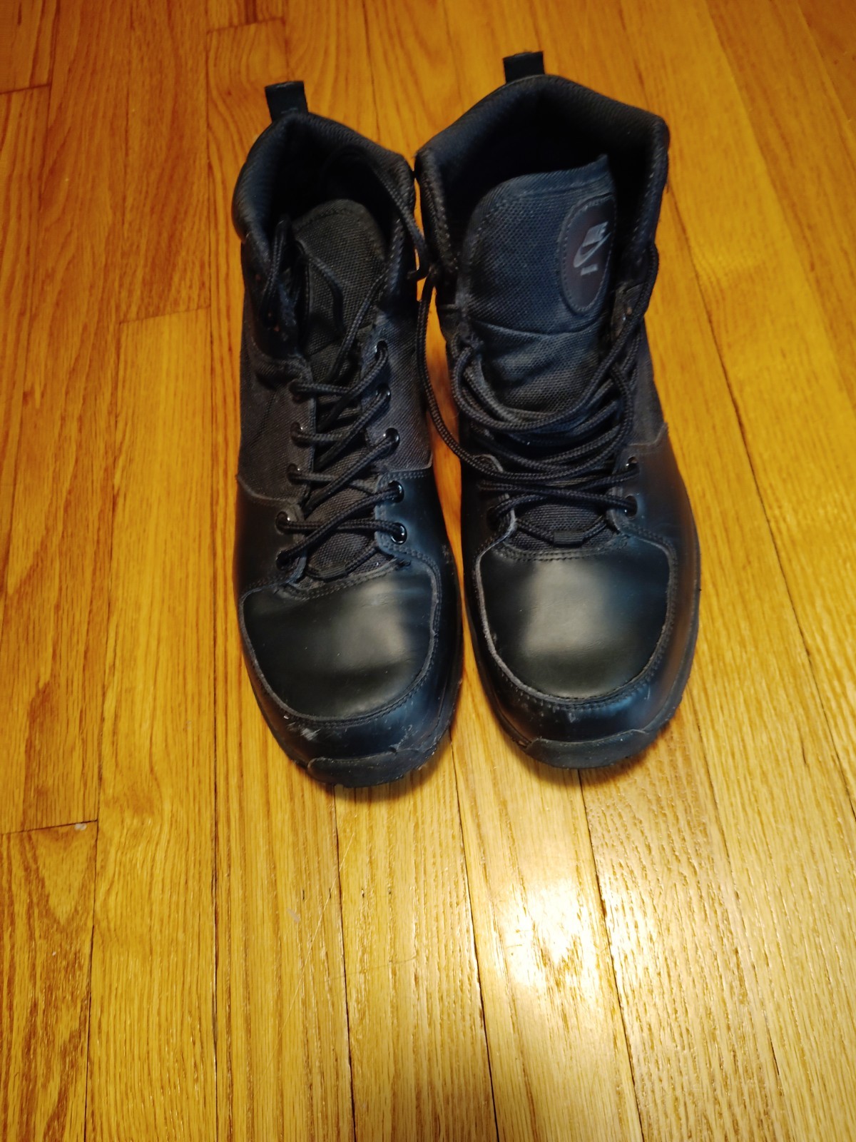 Nike Manoa ACG Leather Mens Size 10.5 Black All Weather Winter BOOTS 454350 003 Nike Manoa ACG Leather Mens Size 10.5 Black All Weather Winter BOOTS 454350 003