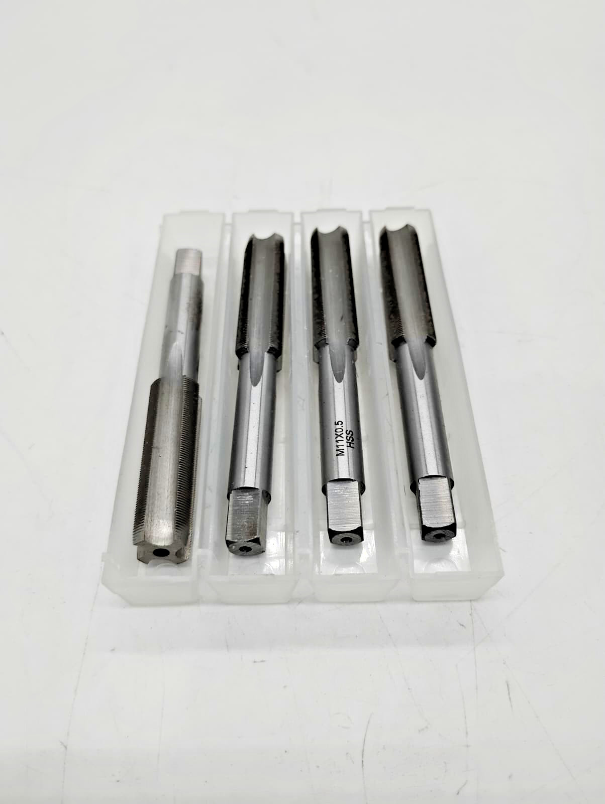 Drill America M11 x 0.5 HSS Metric Plug Hand Tap Fine Thread DWTSMT11X.5 4 Pack