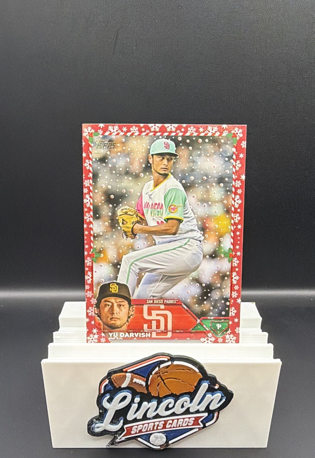 2023 Topps Holiday - Yu Darvish #H66 Red Metallic /99