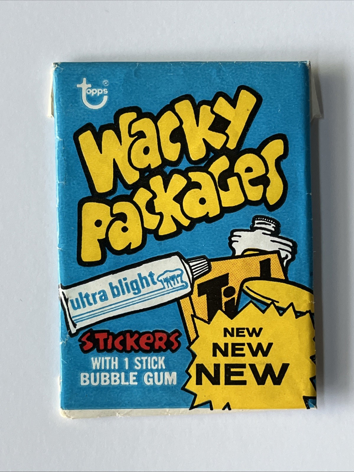 Vintage 1974 Topps Chewing Gum Wacky Packages UK England Empty Wrapper only