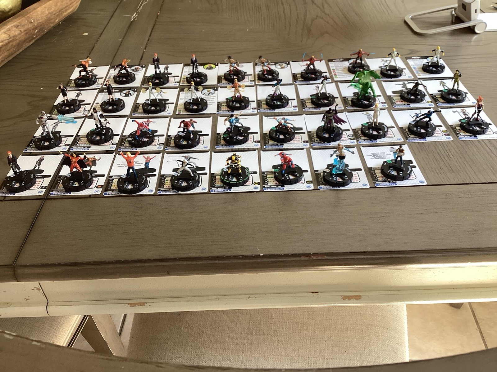 DC HeroClix Rebirth Lot - 35+ Miniature Figures W/ Matching Cards Prime Rare