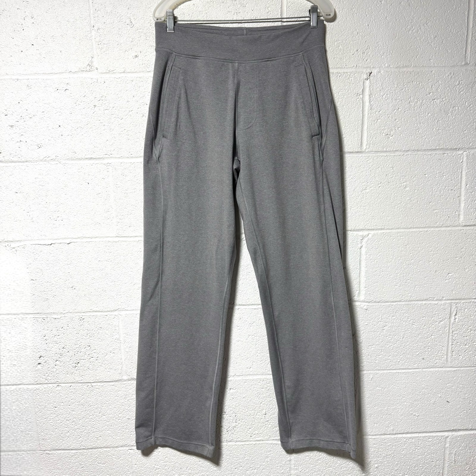 Lululemon Athletic Men\'s Gray Sweatpants Pull On Training Pants M Stretch Lounge