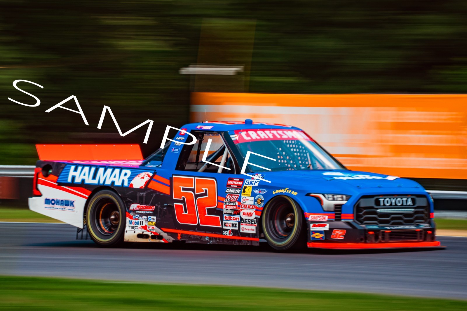 STEWART FRIESEN #52 HALMAR TOYOTA TRUCK ON TRACK 13X19 GLOSSY POSTER #WW4 STEWART FRIESEN #52 HALMAR TOYOTA TRUCK ON TRACK 13X19 GLOSSY POSTER #WW4