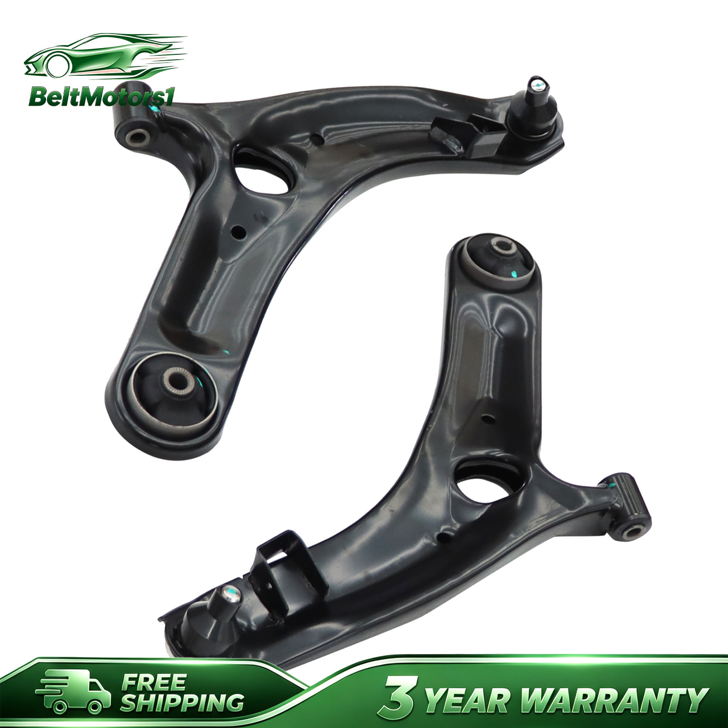 Front Lower Control Arms with Ball Joints Left & Right Pair For Kia Soul 2010-13 Front Lower Control Arms with Ball Joints Left & Right Pair For Kia Soul 2010-13