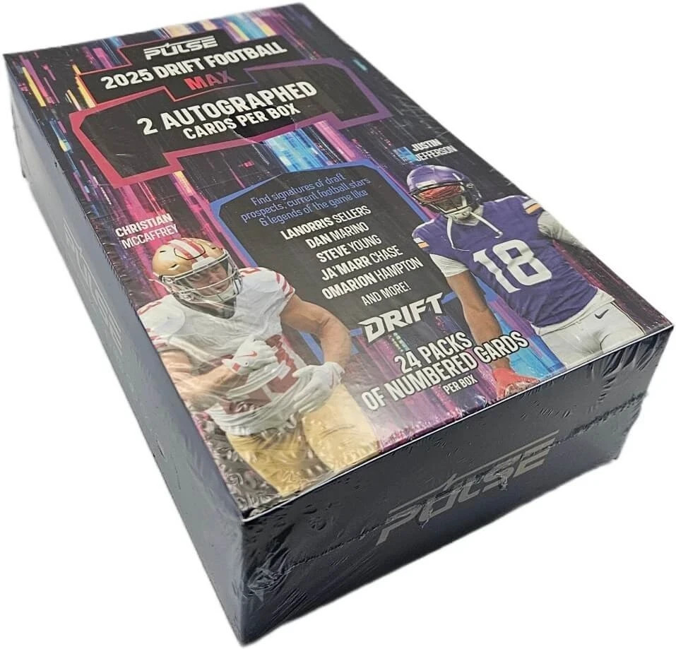 2025 Pulse Drift Football Max Hobby Box - Factory Sealed 2025 Pulse Drift Football Max Hobby Box - Factory Sealed
