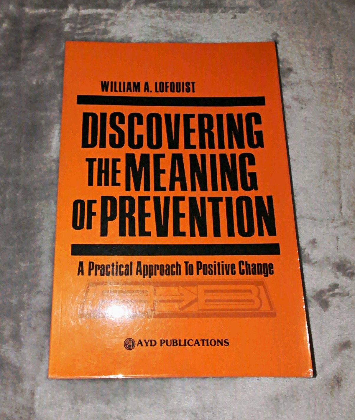 Discovering the Meaning of Prevention Workbook William A. Lofquist PB AYD Discovering the Meaning of Prevention Workbook William A. Lofquist PB AYD