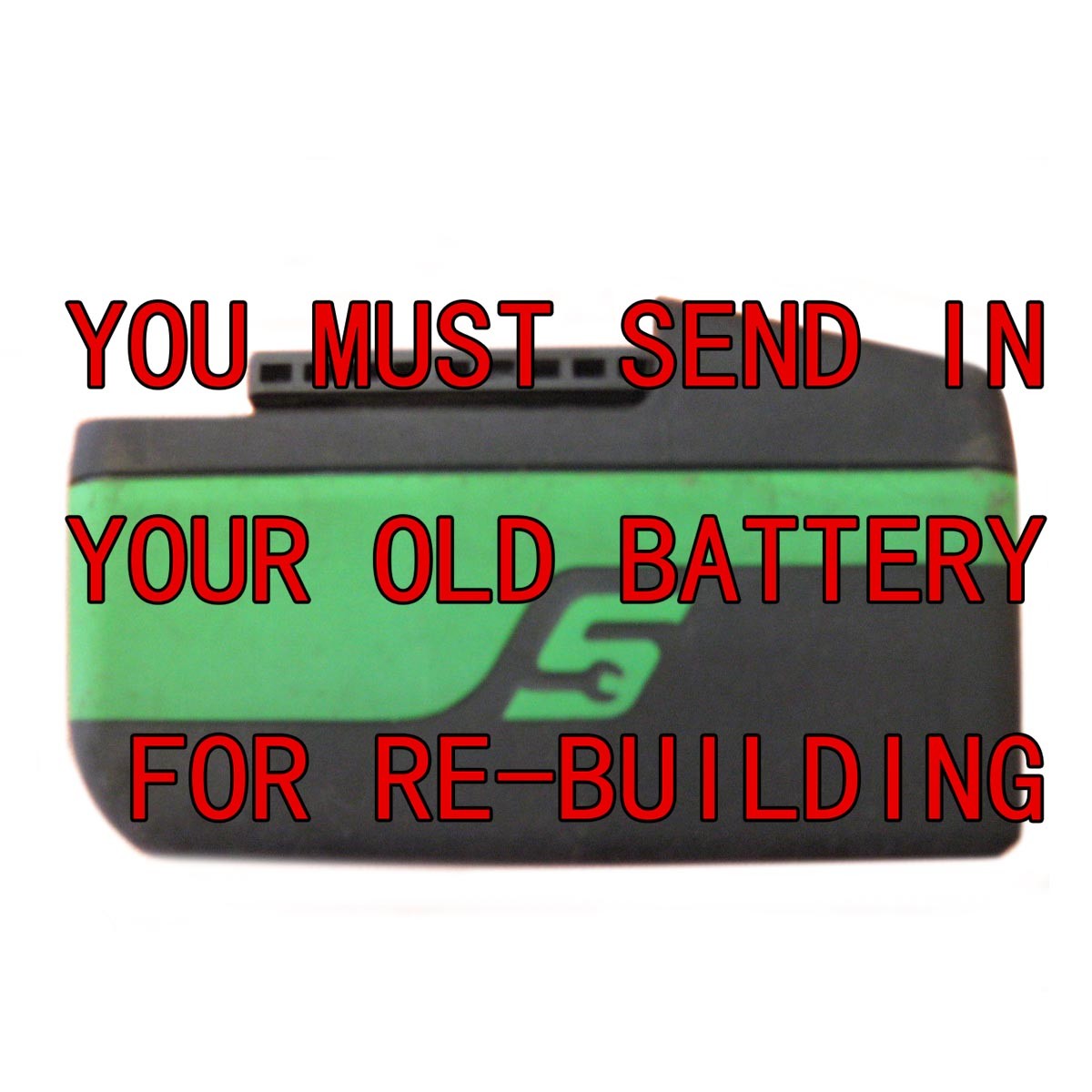 Battery Rebuild For SNAP ON 18 V CTB6185 CTB7185G CTB8185G 3.0 AH USA Battery Rebuild For SNAP ON 18 V CTB6185 CTB7185G CTB8185G 3.0 AH USA