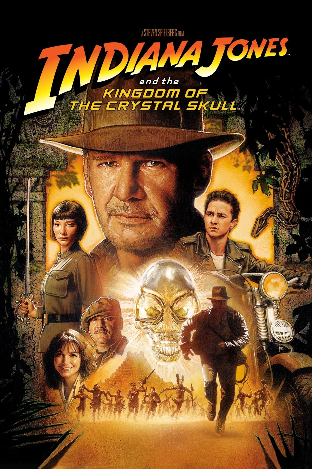 2008 Indiana Jones And The Kingdom Of The Crystal Skull Movie Poster 11X17 🍿 2008 Indiana Jones And The Kingdom Of The Crystal Skull Movie Poster 11X17 🍿