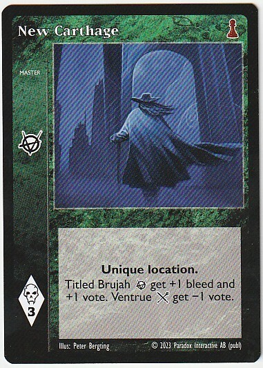New Carthage x1 New Blood VTES Jyhad