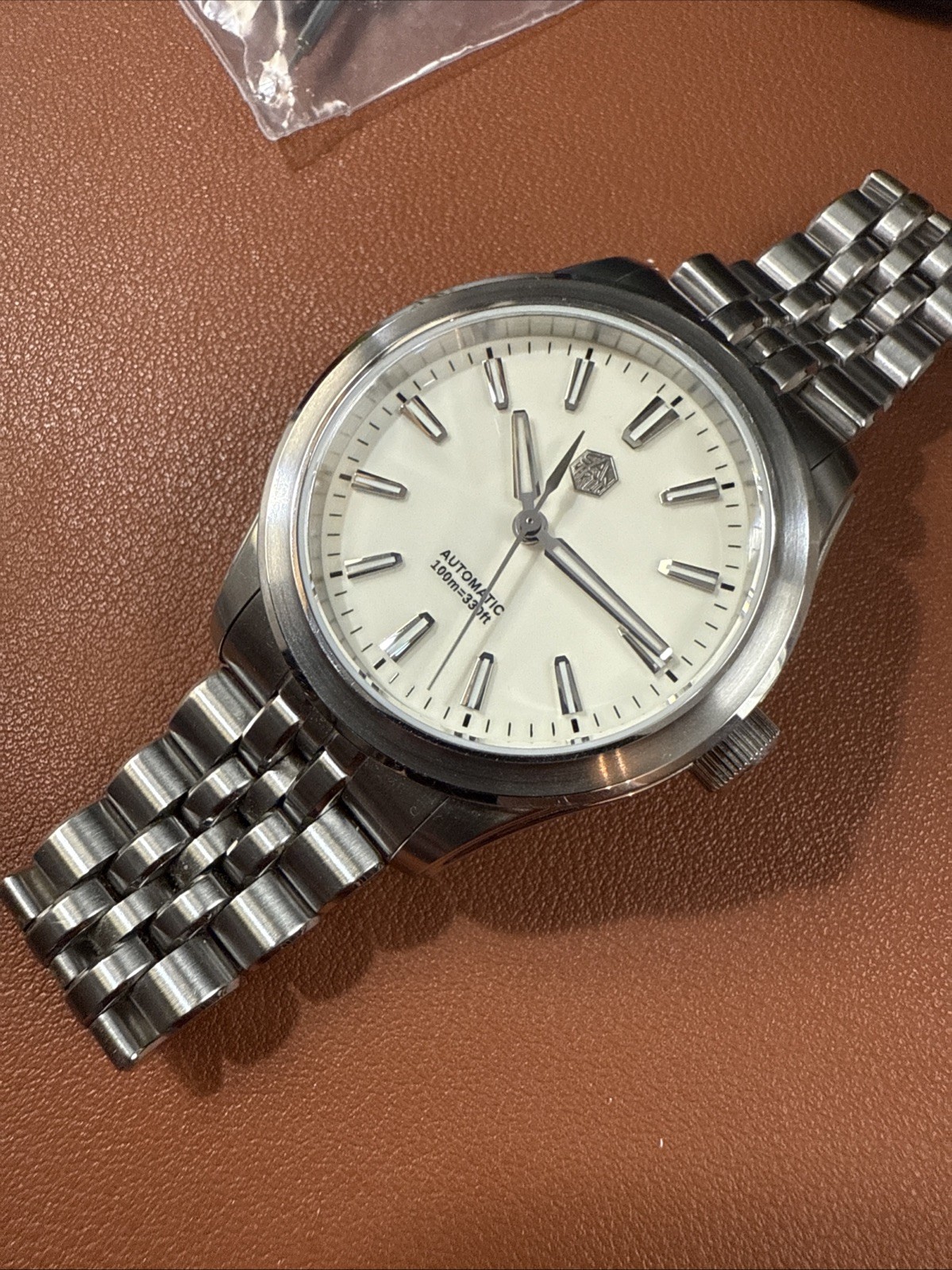San Martin 39mm Gada Classic White Enamel Dial Miyota 90S5 SN0144CG1-7