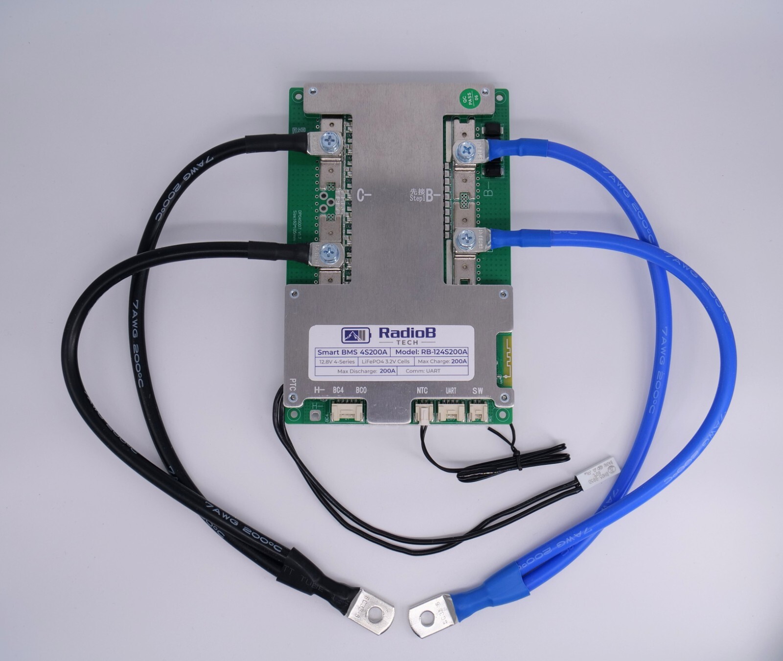 Smart BMS 12V 4S 150A Lithium Lifepo4 Battery System w/Bluetooth US Stock 4S12V