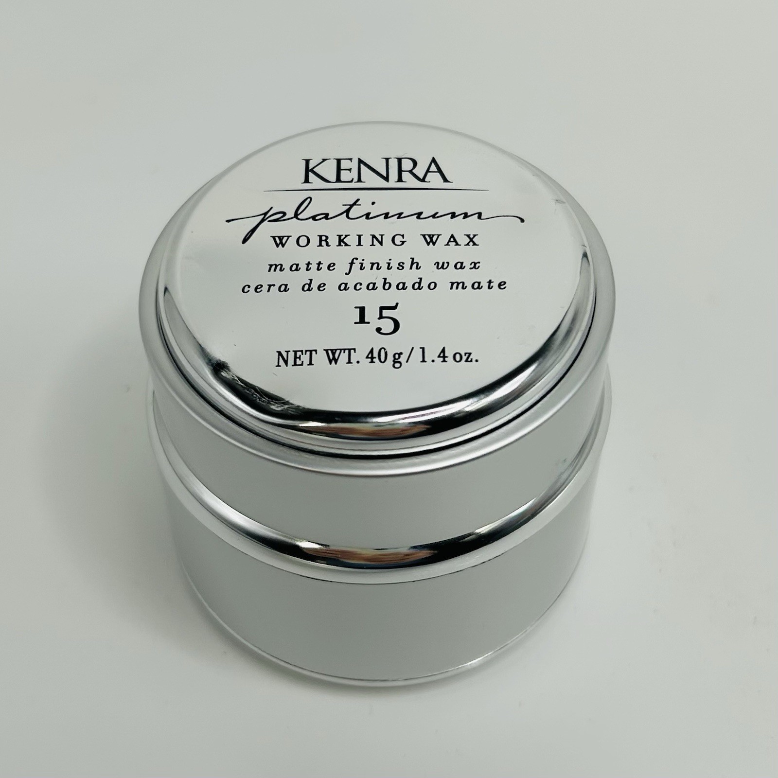 Kenra Platinum Working Wax 15 Matte Finish Styler - 1.4 oz - *EXP 10/2027* Kenra Platinum Working Wax 15 Matte Finish Styler - 1.4 oz - *EXP 10/2027*