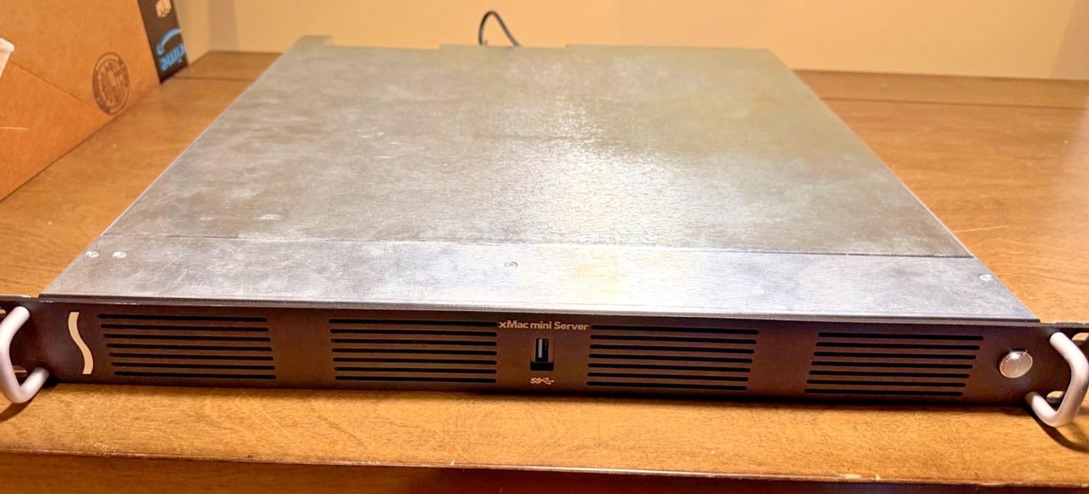 Sonnet xMac mini (2018-2023 1U Rackmount Enclosure -XMAC-MS-A-TB3