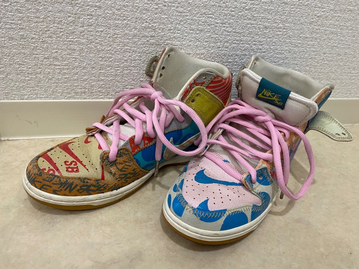 Size 8.5 - Thomas Campbell x Nike SB Dunk High What The Size 8.5 - Thomas Campbell x Nike SB Dunk High What The