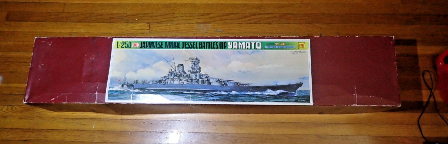 Vintage 1978 Otaki 1/250 Scale Japanese Naval Battleship Yamato OT1-40-9800 Vintage 1978 Otaki 1/250 Scale Japanese Naval Battleship Yamato OT1-40-9800