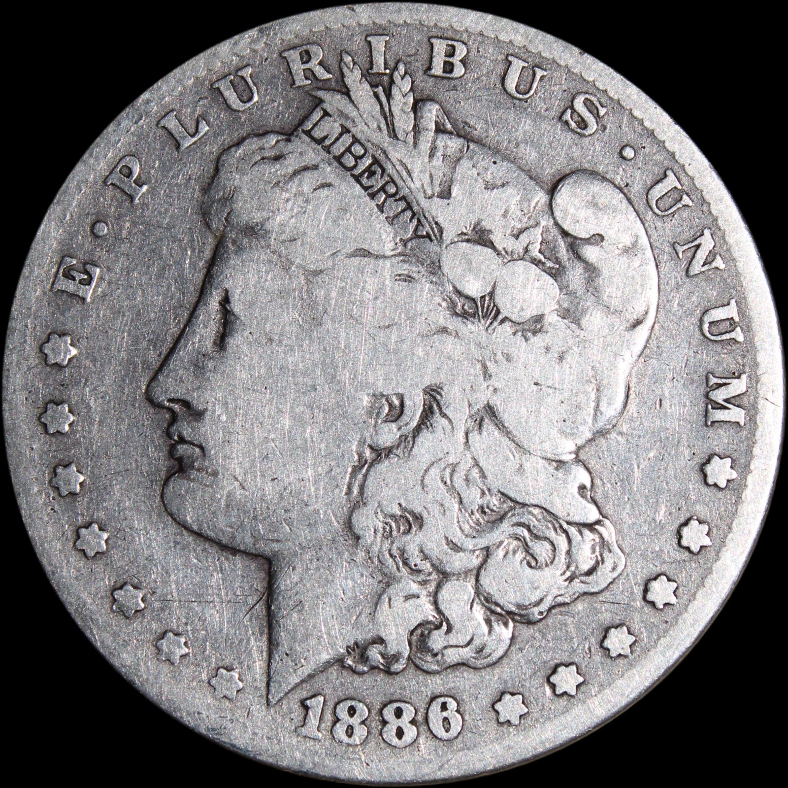 1886 S Morgan Dollar - Rare Date