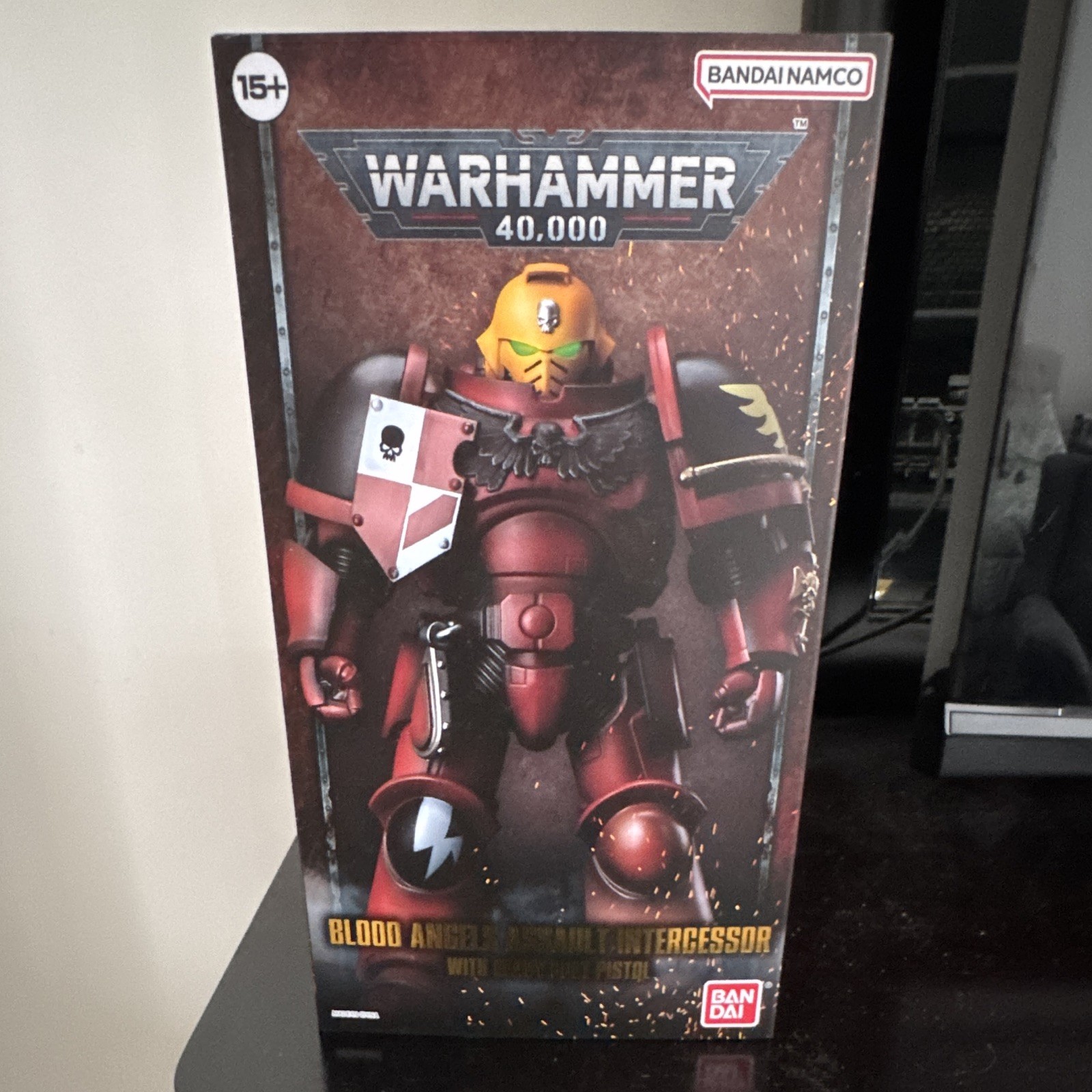 Bandai Namco Warhammer 40,000 Blood Angels Assault Intercessor Figure New in Box