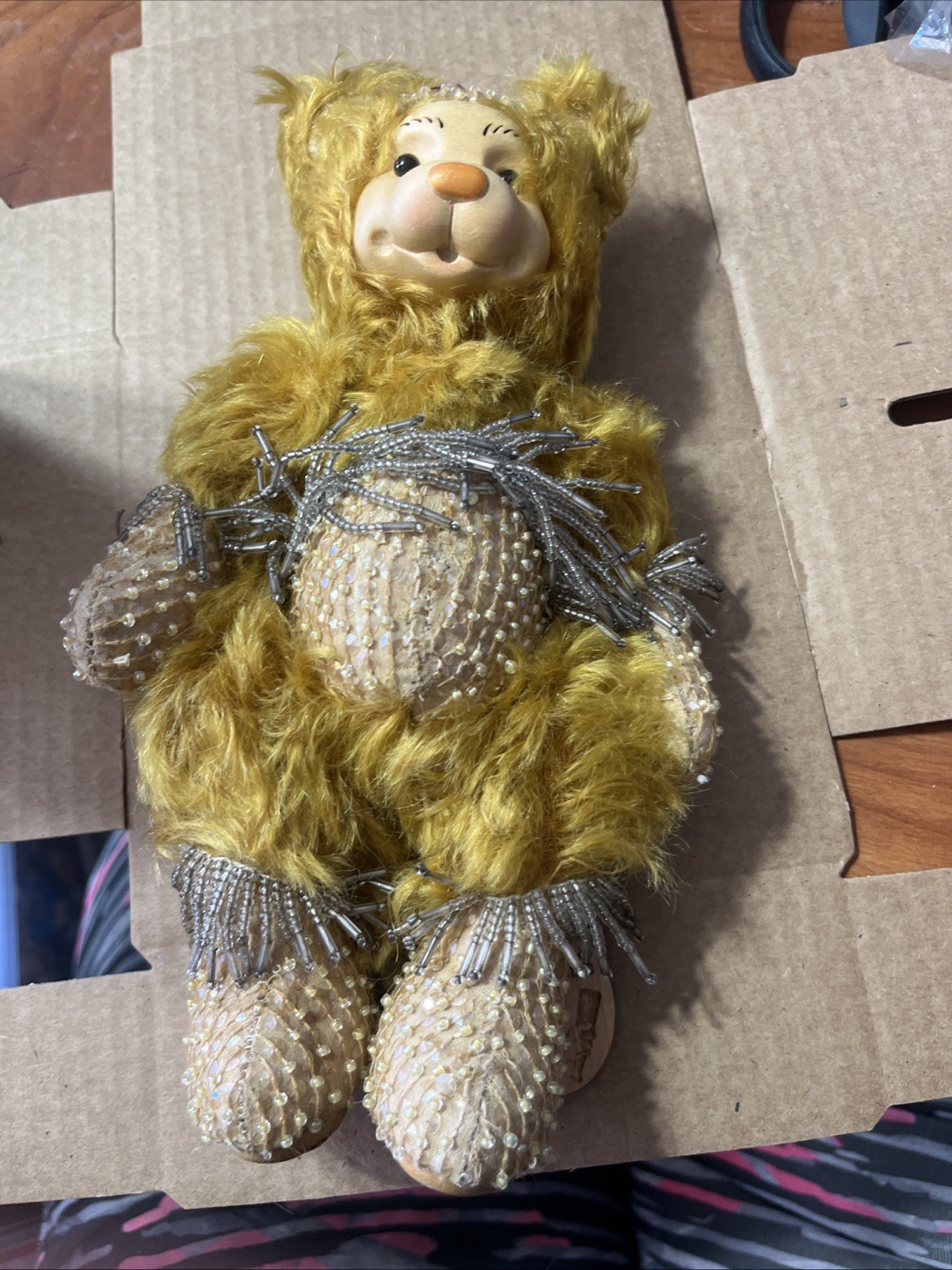 New Robert Raikes Citrine November Birthday Bear 2001 LE 250 New Robert Raikes Citrine November Birthday Bear 2001 LE 250