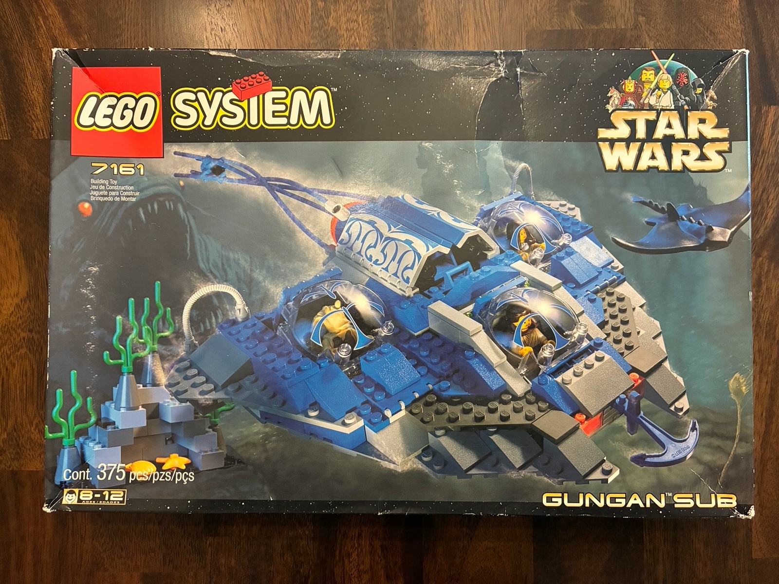 Vintage LEGO Star Wars Gungan Sub #7161 New In Sealed Box 1999 Vintage LEGO Star Wars Gungan Sub #7161 New In Sealed Box 1999