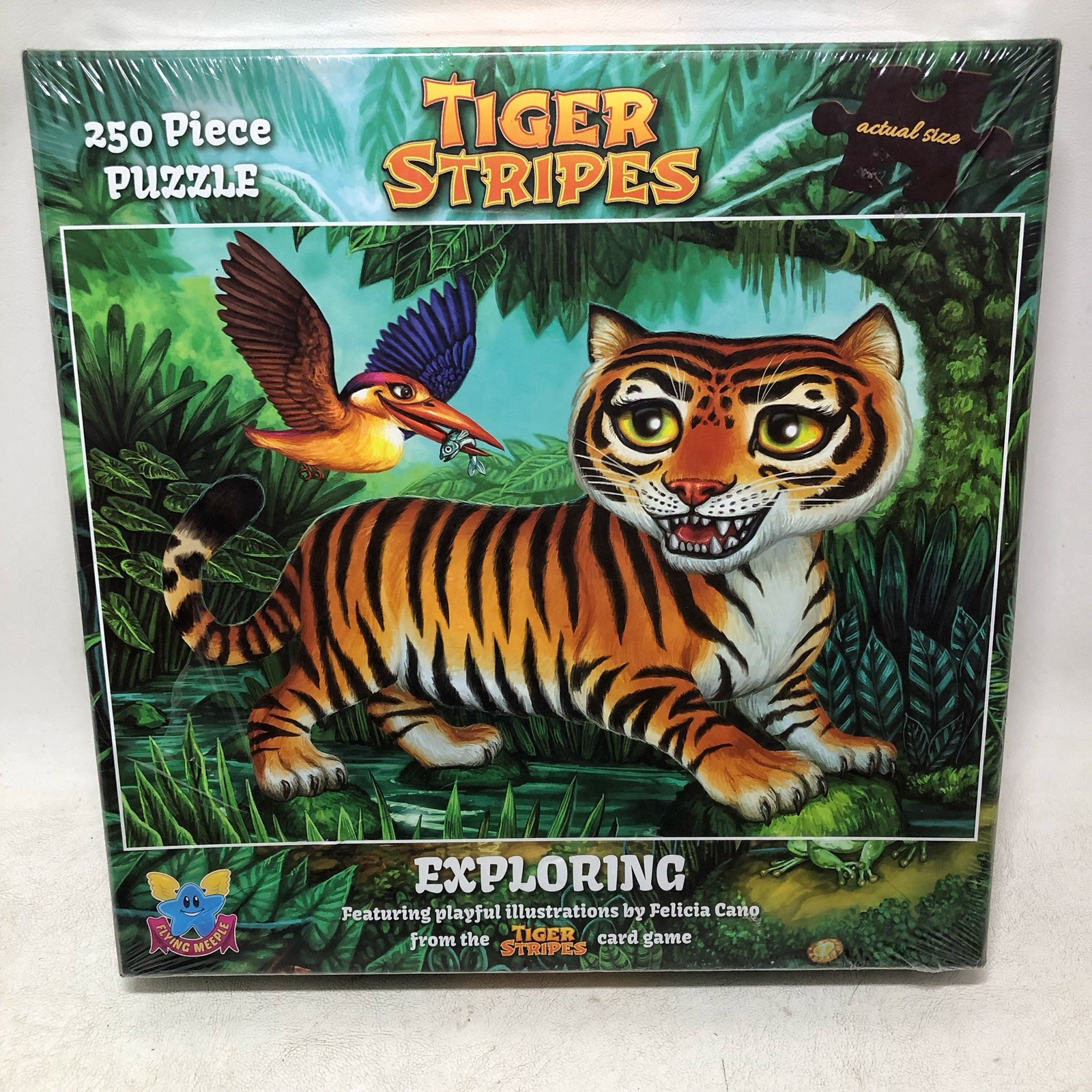 NEW: Tiger Stripes 250 Piece Puzzle from The Card Game, Size 27”x 19” NEW: Tiger Stripes 250 Piece Puzzle from The Card Game, Size 27”x 19”