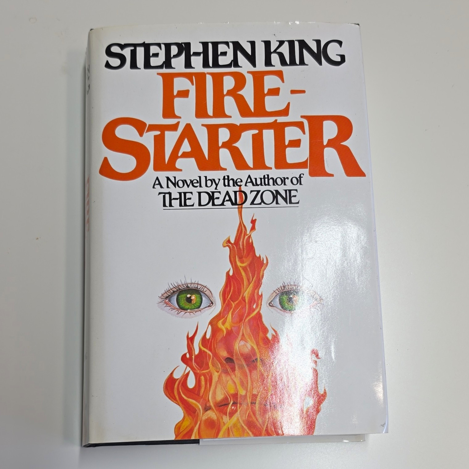 Stephen King Firestarter HC Viking Press 1980 w/ Dust Jacket Illus Stroud Stephen King Firestarter HC Viking Press 1980 w/ Dust Jacket Illus Stroud