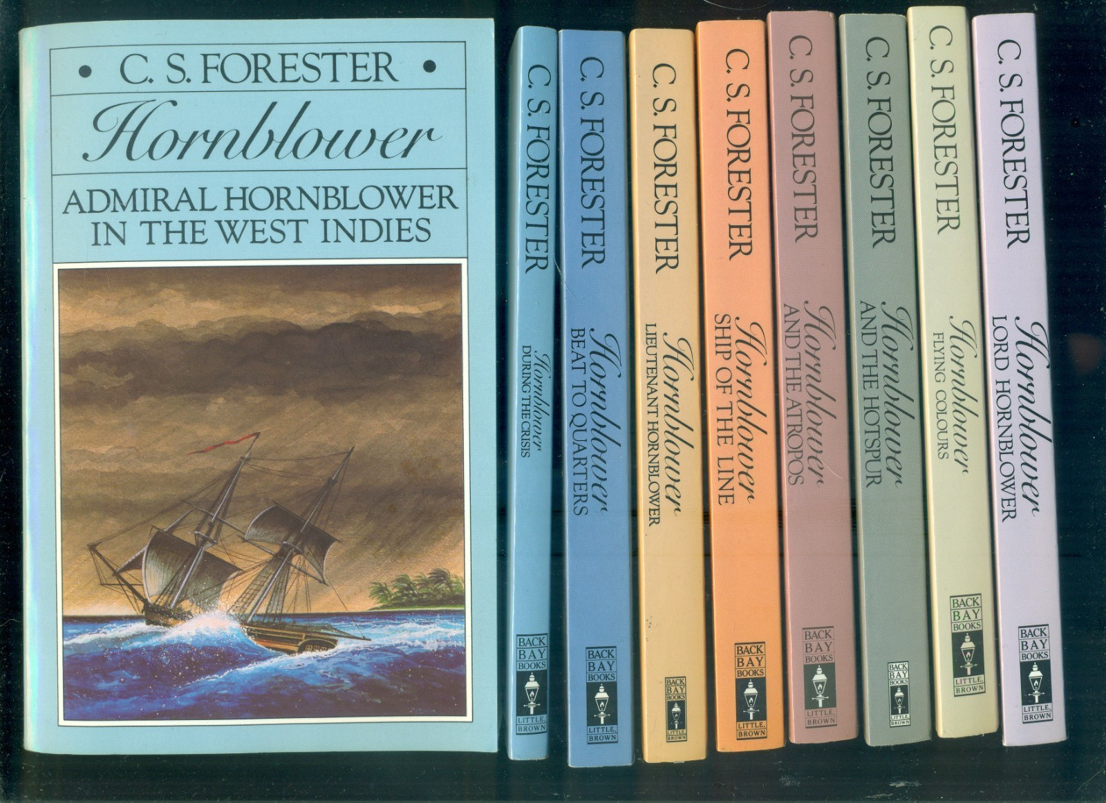 Horatio Hornblower Saga Series 9 Book Lot CS Forester Vintage PB Set Horatio Hornblower Saga Series 9 Book Lot CS Forester Vintage PB Set