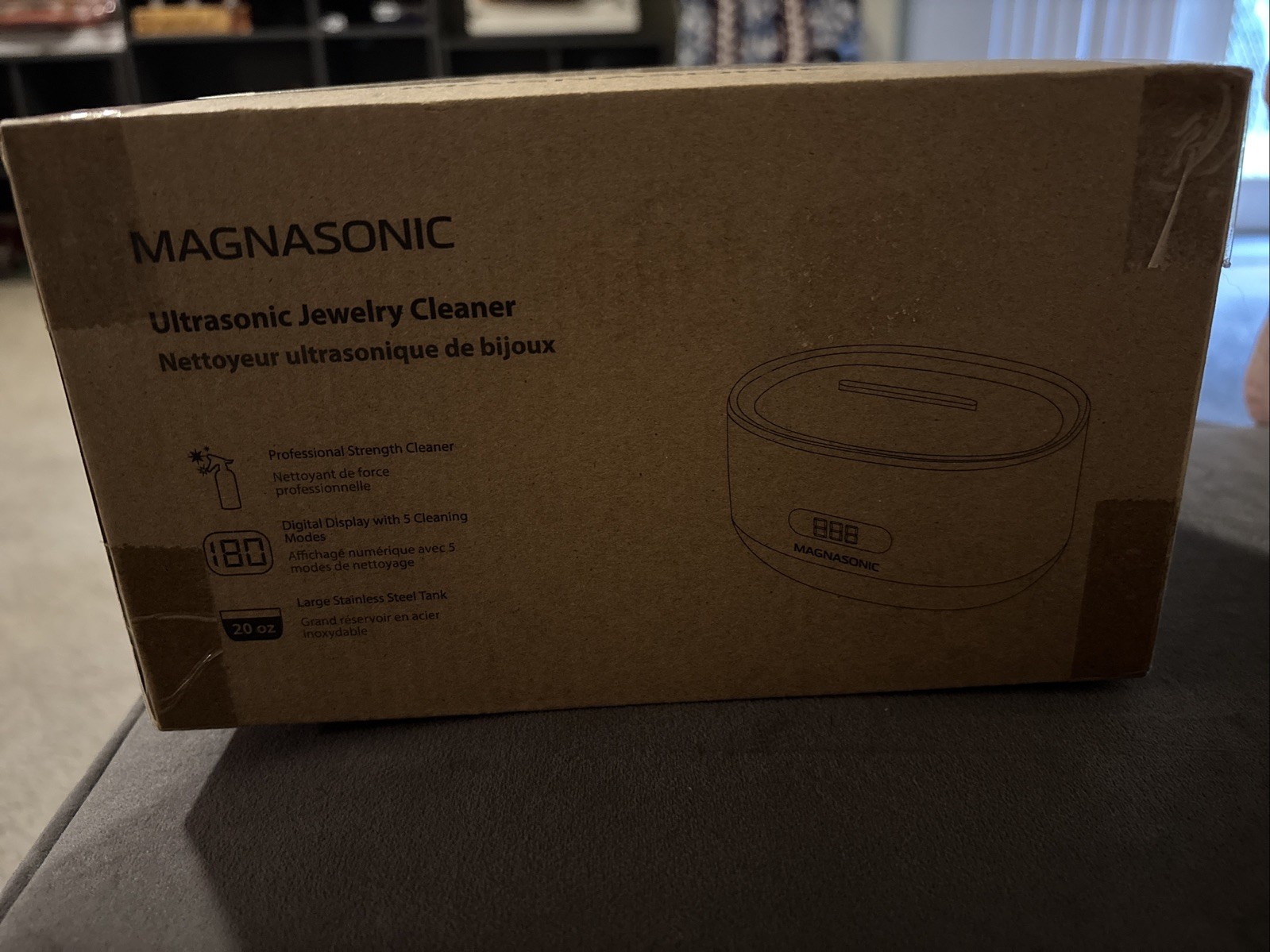Magnasonic Ultrasonic Jewelry Cleaner 20oz S.S. Tank Digital Timer New In Box Magnasonic Ultrasonic Jewelry Cleaner 20oz S.S. Tank Digital Timer New In Box