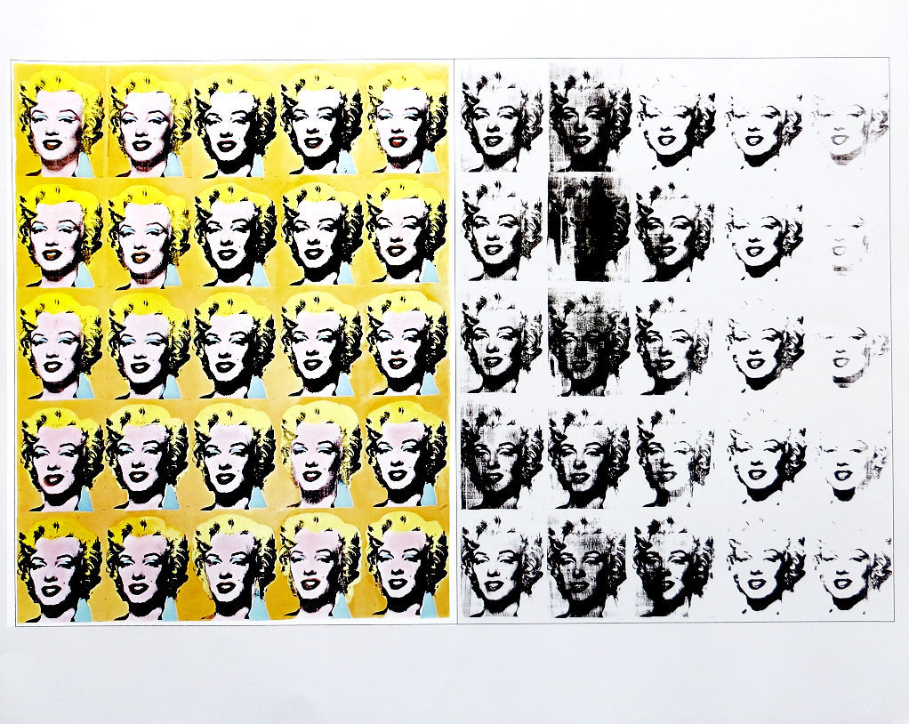 Andy WARHOL 50 Marilyns Pop Art Offset Lithograph Print 22 x 27