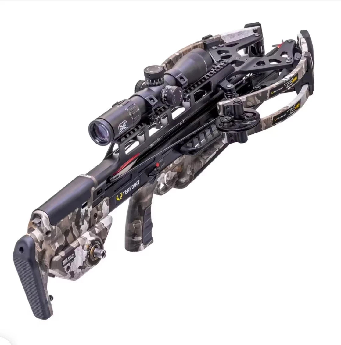 NEW TenPoint TX 440 Crossbow w/ ACUslide MAXX and EVO-X Elite Scope Vektra CAMO NEW TenPoint TX 440 Crossbow w/ ACUslide MAXX and EVO-X Elite Scope Vektra CAMO