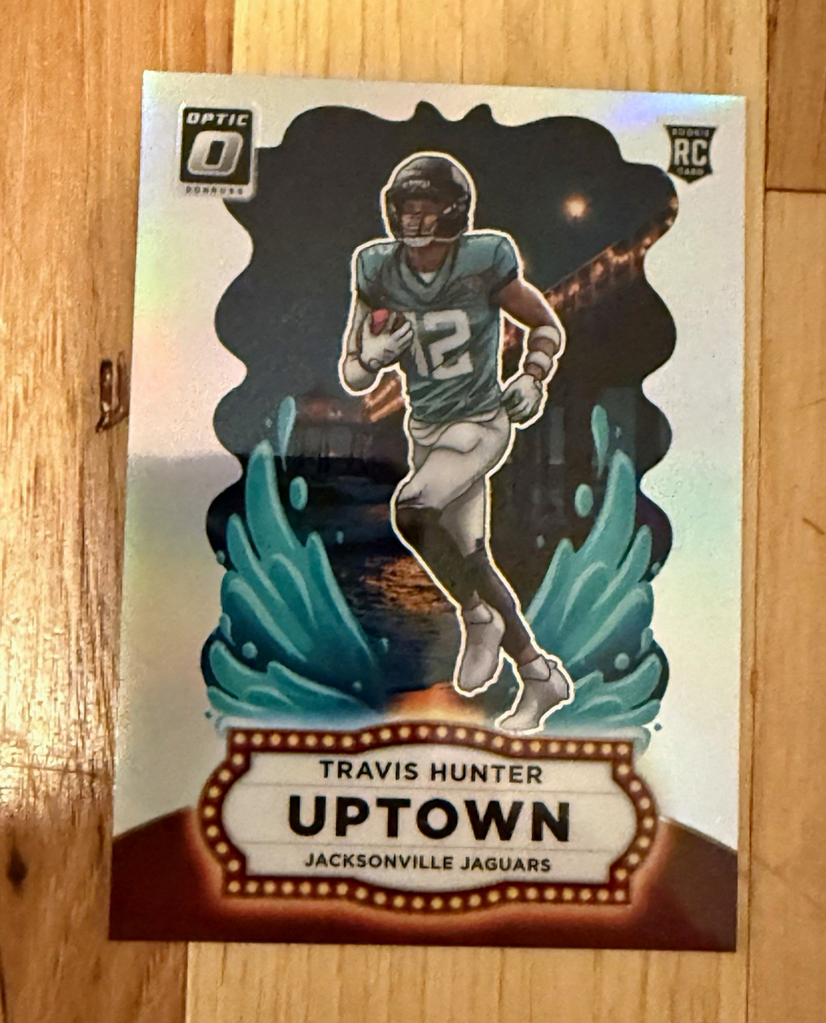 Panini 2025 Donruss Optic Football Uptown RC #21 Travis Hunter Jaguars Panini 2025 Donruss Optic Football Uptown RC #21 Travis Hunter Jaguars