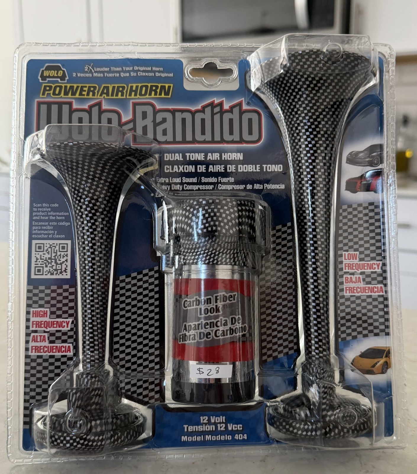 Air Horn, Bandido, Dual Tone Power Air Horn, Bandido, Dual Tone Power