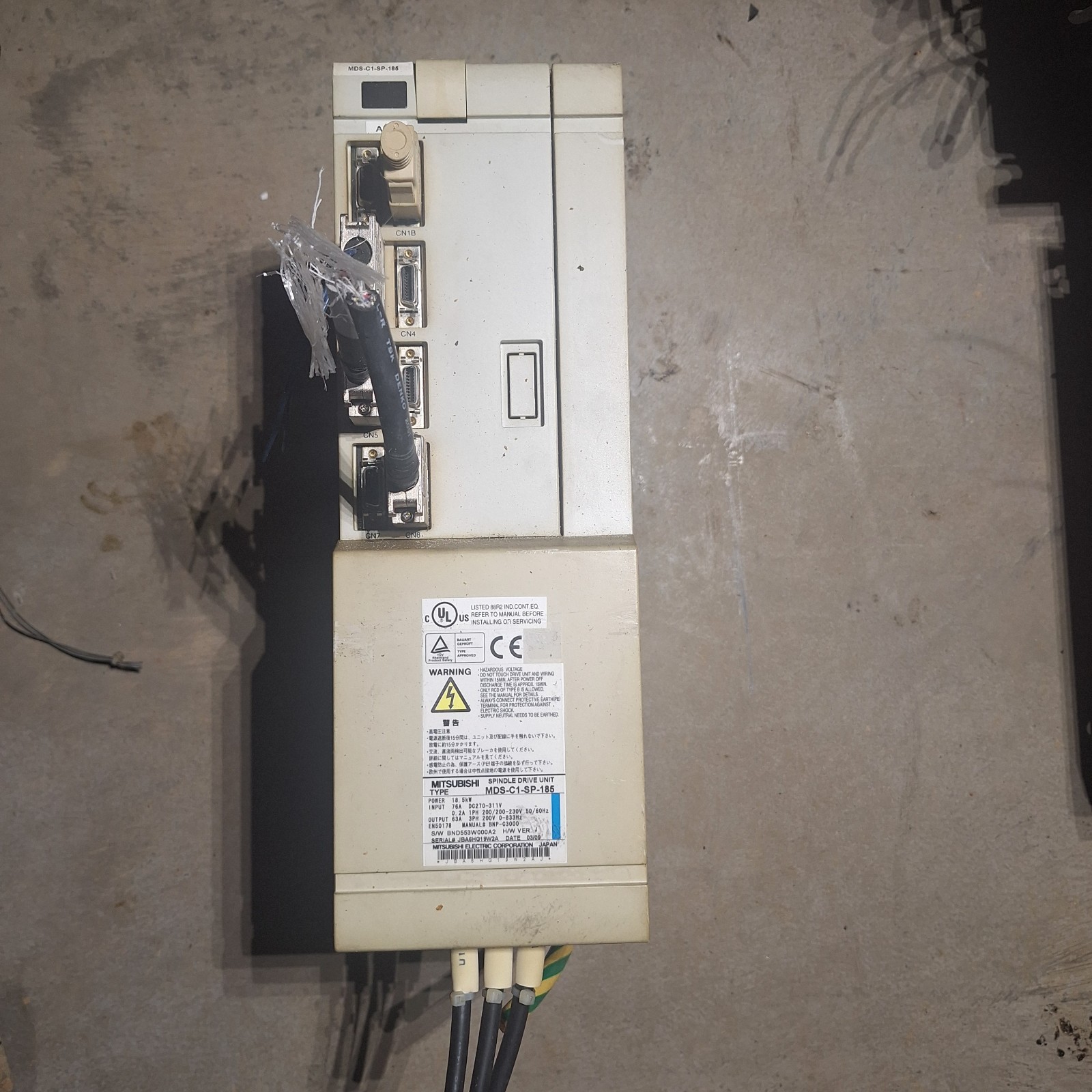 Mitsubishi MDS-C1-SP-185 Spindle Drive