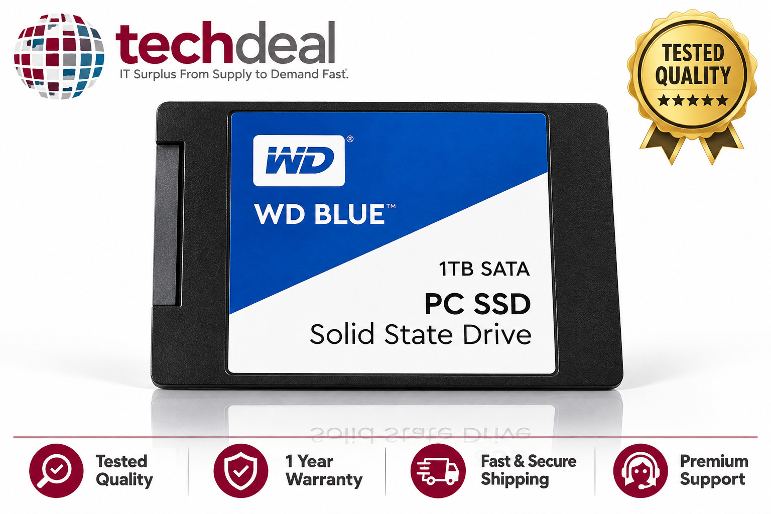 Western Digital WD Blue PC SSD 1TB 2.5\ Western Digital WD Blue PC SSD 1TB 2.5\