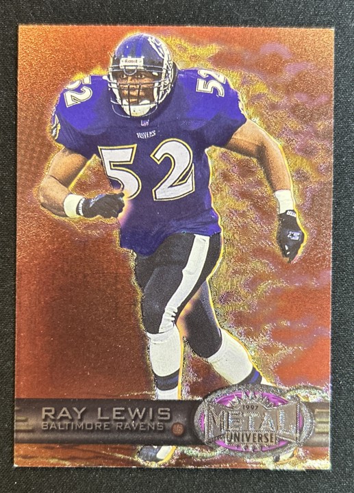 1997 Skybox Metal Universe - Ray Lewis #44 1997 Skybox Metal Universe - Ray Lewis #44