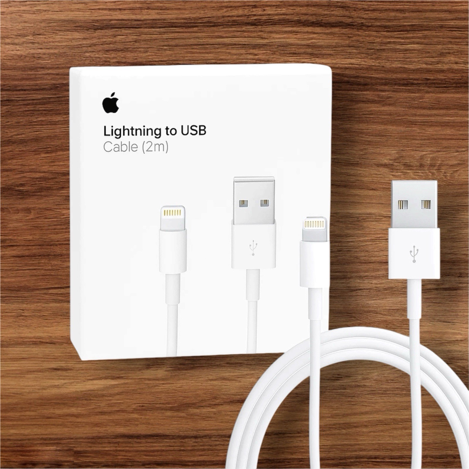 Apple Official USB to Lightning Charging Cable (2m/6ft) NEW Apple Official USB to Lightning Charging Cable (2m/6ft) NEW