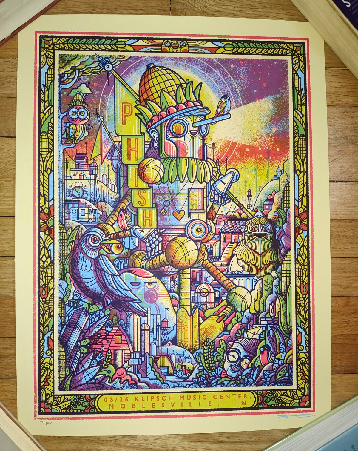 PHISH - Noblesville IN Klipsch Music Center 06/26 Concert Poster Print