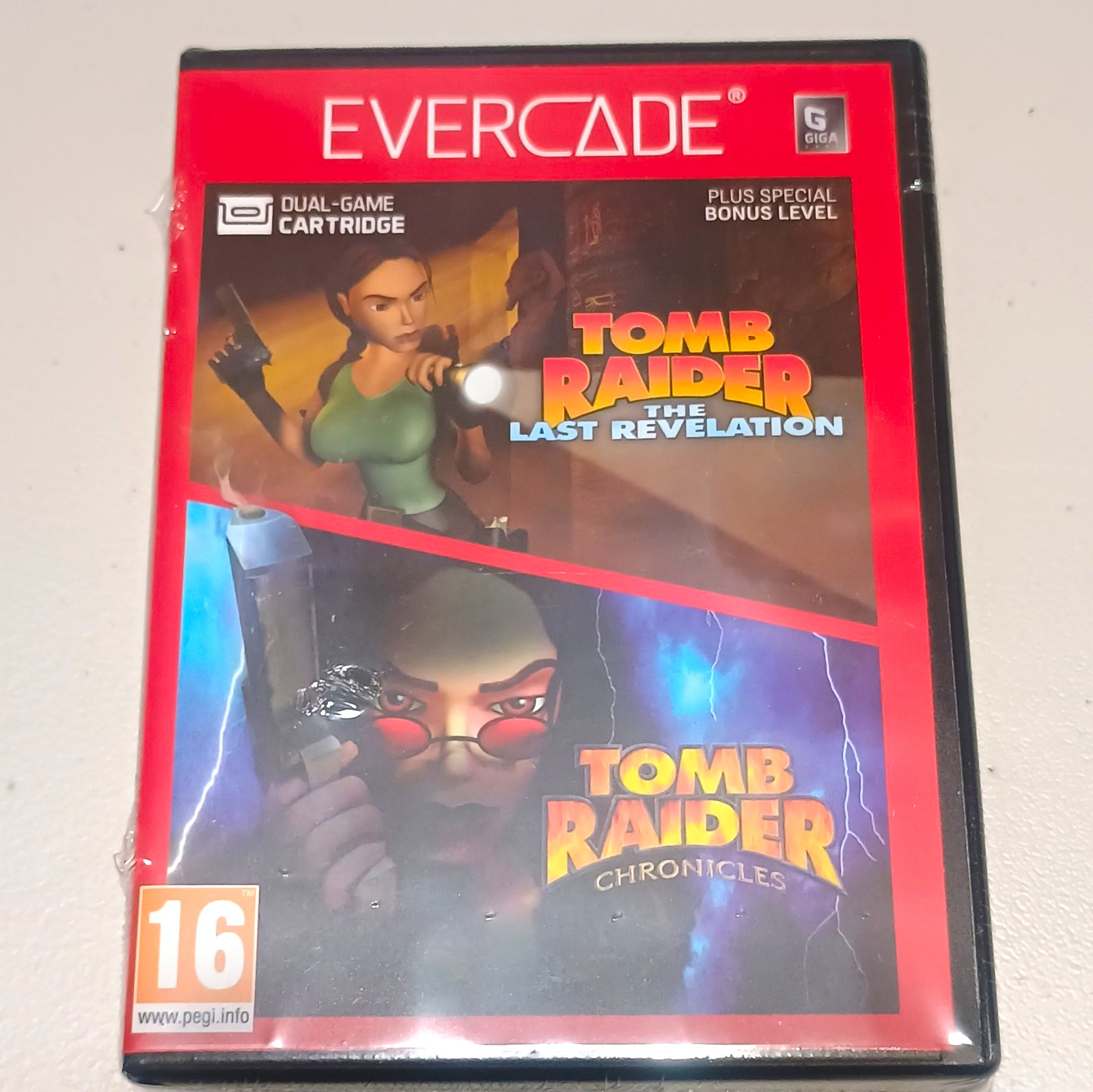 Blaze Evercade Tomb Raider Last Revelation/Chronicles Dual-Game + Bonus PAL