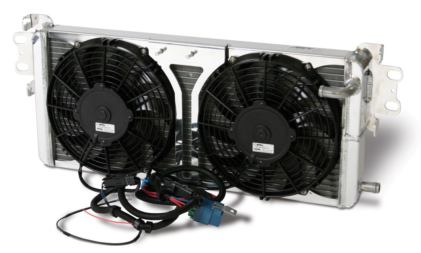 AFCO Racing Products Heat Exchanger GT500 Fan Included for Ford Mustang 2007-12