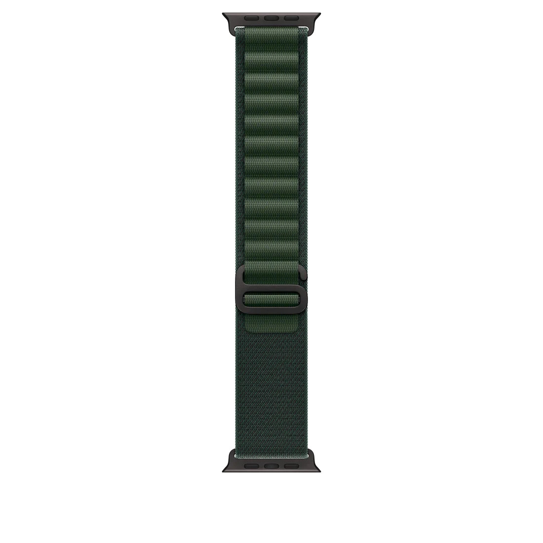NEW OEM - Apple 49mm Dark Green Alpine Loop - Medium - Black Titanium Finish