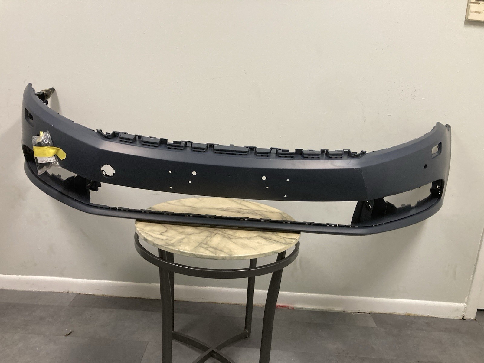2013-2017 Volkswagen CC Front Bumper Cover Parking Sensor Washer Holes OEM