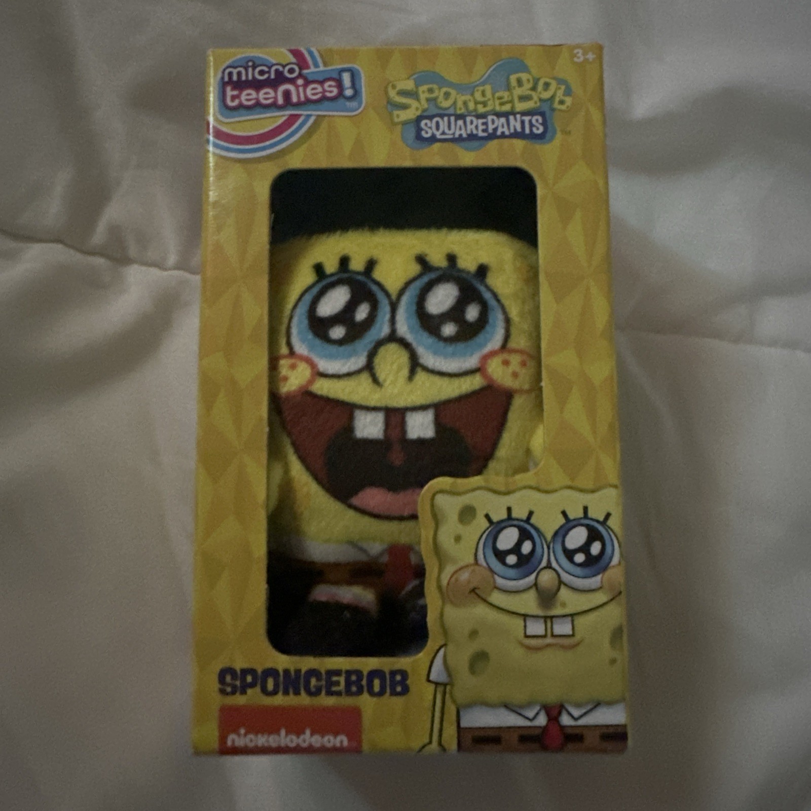 Nickelodeon Micro Teenies SpongeBob SquarePants Yellow Plush Toy, Brand New Nickelodeon Micro Teenies SpongeBob SquarePants Yellow Plush Toy, Brand New